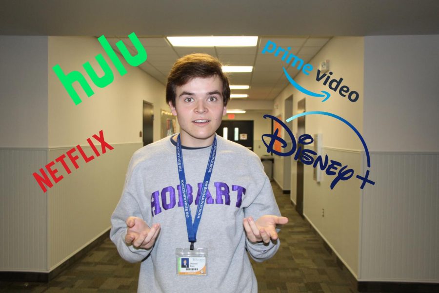 Senior Tommy Rose juggles each of his subscriptions to these streaming services.