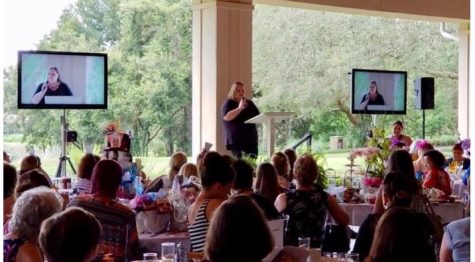 Human trafficking survivor, Savannah Parvu, spoke about her past during the Zoom assembly on Jan. 28. She has spoken at a number of events sharing her experience to help educate others. 