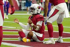 Cardinals Quarterback Kyler Murray (pictured above) is on his way to his best season to date. With the NFL back in action, Murray is leading the MVP race.
