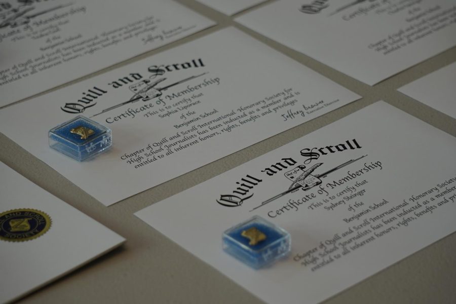 Each of the eight students inducted received a certificate of membership and a pin. The induction occurred during a luncheon held in the Benjamin Hall lobby with the support of faculty members and administrators.					
