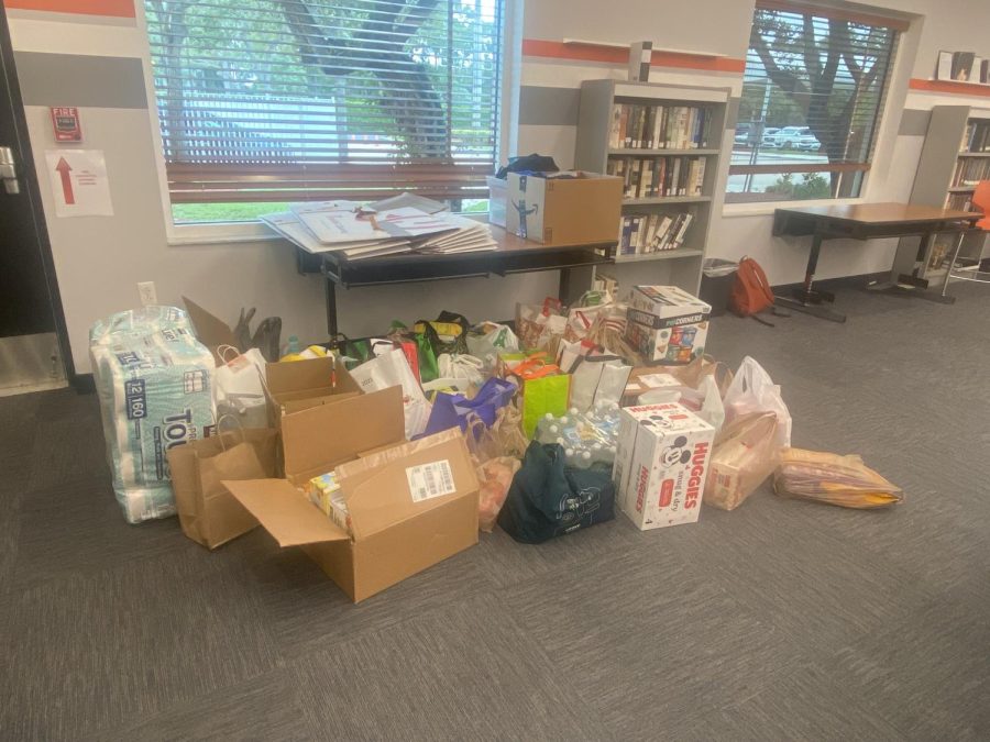 The supplies drive can be found in the back of the DLC. Over the past week, the School’s generosity can be seen in the amount of supplies that has already been donated.
