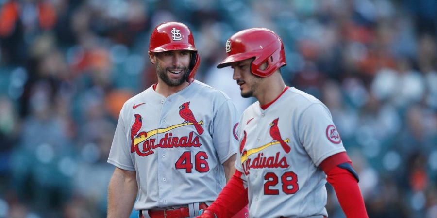 Nolan+Arenado+%28left%29+and+Paul+Goldschmidt+%28right%29+look+to+win+the+Cardinals+their+first+World+Series+since+2011.+Neither+of+them+have+won+a+World+Series+themselves.