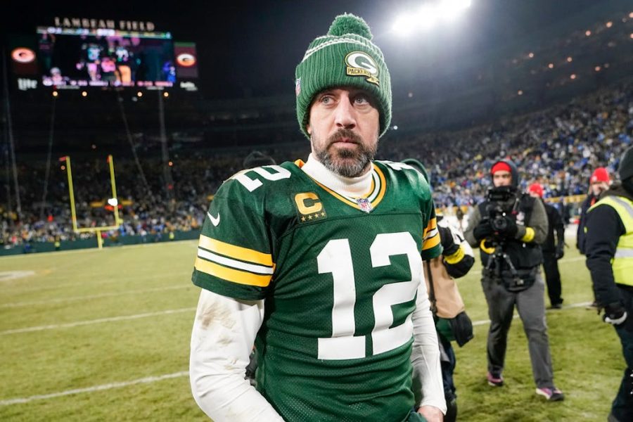 Packers+Quarterback+Aaron+Rodgers+situation+is+up+in+the+air+for+next+season.+He+could+retire+or+be+traded.