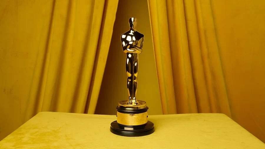 Variety.com shows an image of the trophy you win when someone wins an Oscar.