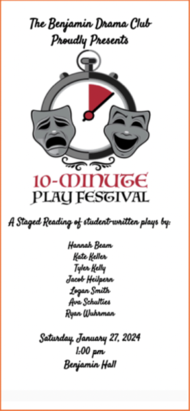 One-Act Festival Shifts Format to Staged Reading