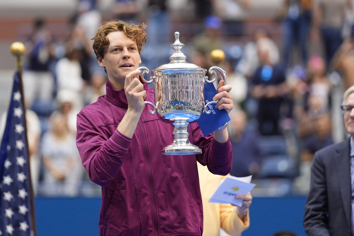 Italian Jannik Sinner lifted his first US Open and second major trophy this year. “I think Sinner can continue this path. He looks strong on the court in every aspect, and the sky's the limit for him,” senior Avi Gulati explained. Photo courtesy from GB News. 
