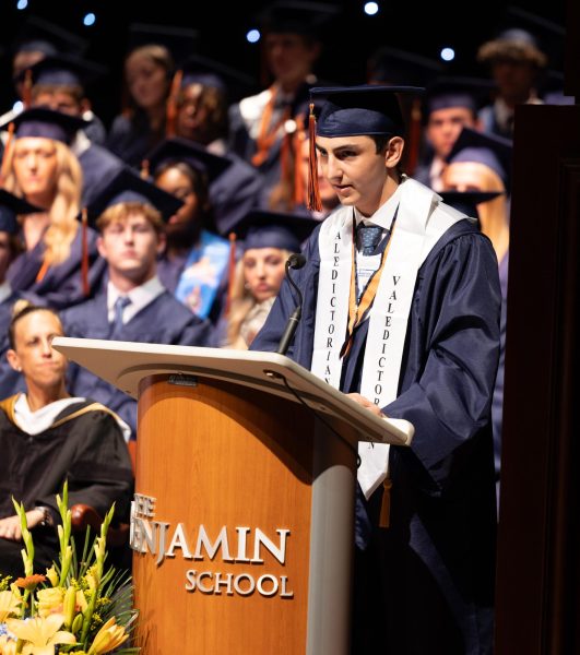 Last years Valedictorian, Zach Neidoff, was not only a top scholar but also a leader in the Finance Club, Boys’ Varisty Soccer Team, BTV, and other non-academic ventures. 