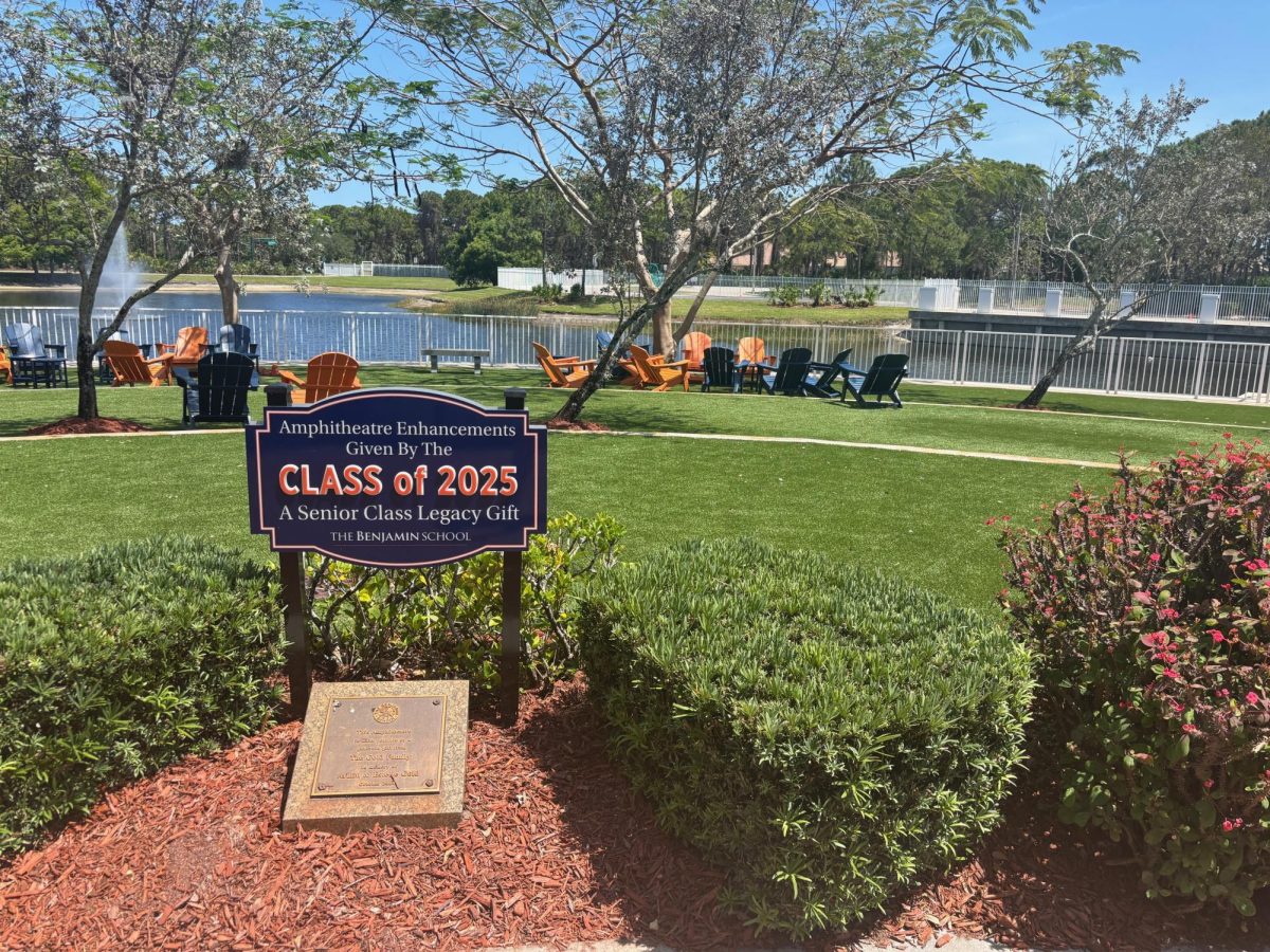 The families of the Class of 2025 donated funds necessarily to enhance the aesthetics of the lakeside amphitheatre.