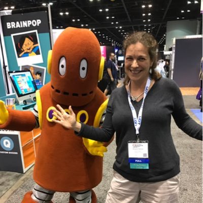 While at a recent conference, Dr. Pierman ran into an old friend, whom you may recognize from BrainPop videos.