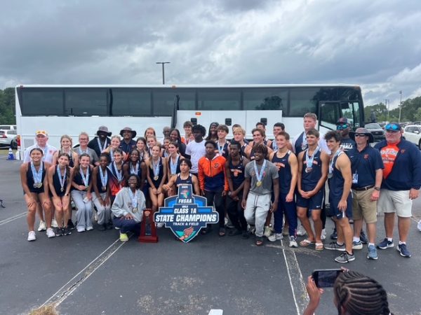 The girls’ track and field team captured their first-ever State Championship, while the boys’ team came up just shy of a fourth-straight title, yet still achieving immense success as State runner-up.