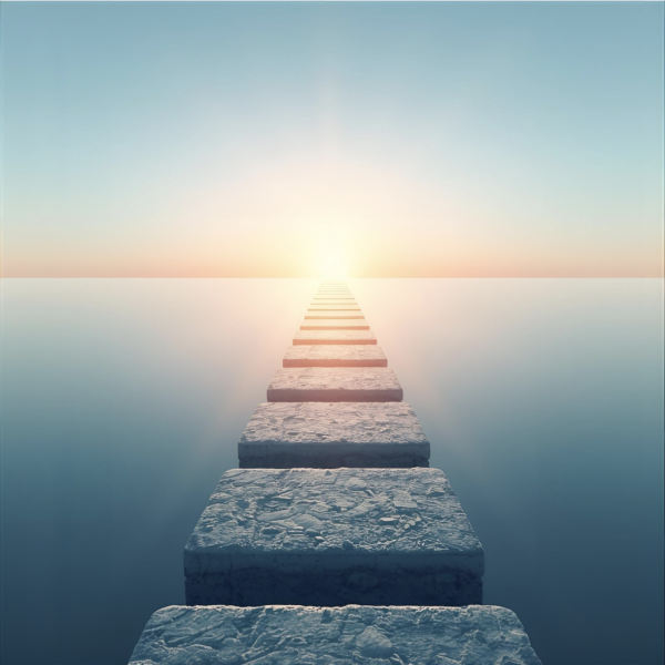Every great achievement is built upon a series of small, steady steps. While the horizon represents the ultimate goal, it is the individual stones beneath our feet that make the journey possible.